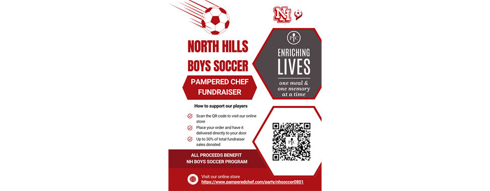 North Hills Boys Soccer Pampered Chef Fundraiser