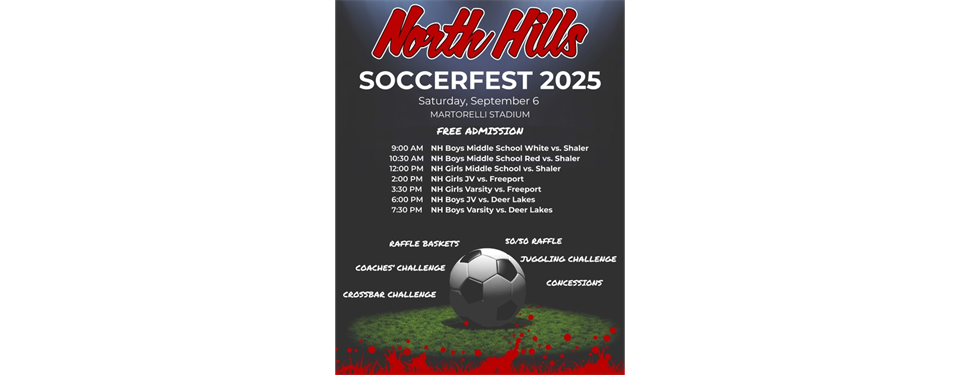 Soccerfest - Saturday, September 6th