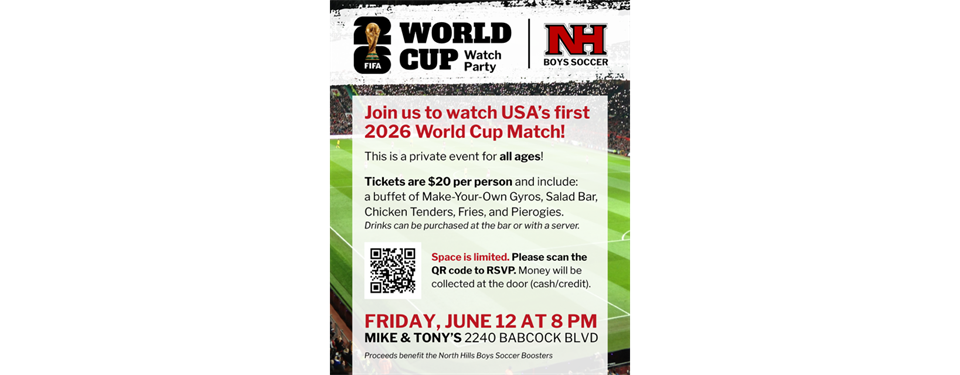 NH World Cup Watch Party!